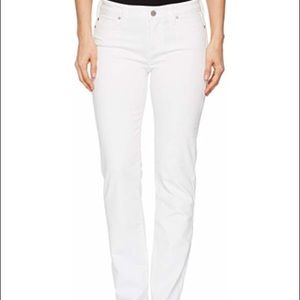 Liverpool Sadie optic white straight Jean
